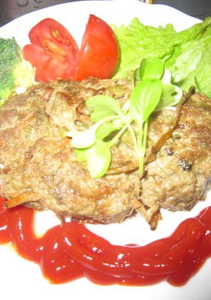 早春☆つくしのハンバーグ-レシピのメイン写真