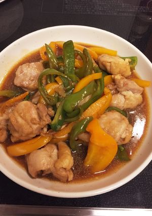 鶏肉とピーマンの酢豚風 甘辛炒め-レシピのメイン写真