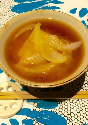 新玉ねぎのお味噌汁-レシピのメイン写真