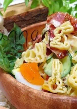 カリカリベーコンとウサギのマカロニサラダ-レシピのメイン写真
