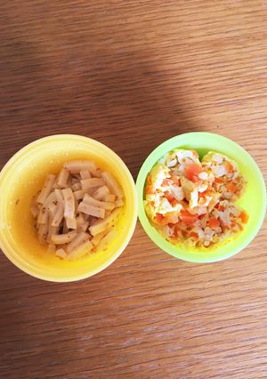 離乳食 お弁当 〜うどんと玉子焼き〜-レシピのメイン写真