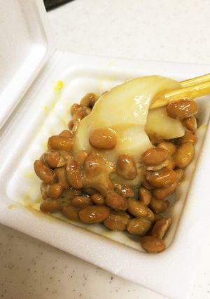 小腹を満たす☆とろりん納豆餅-レシピのメイン写真