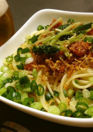 じゃこ梅の和風スープパスタ-レシピのメイン写真