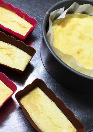 スフレチーズケーキ-レシピのメイン写真