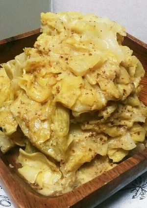 キャベツのマスタード煮♡常備菜にオススメ-レシピのメイン写真