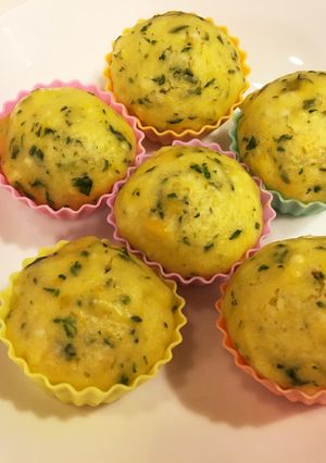 かぼちゃ蒸しパン[離乳食後期]-レシピのメイン写真