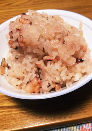 しまなみで買った干しダコの炊き込み御飯-レシピのメイン写真