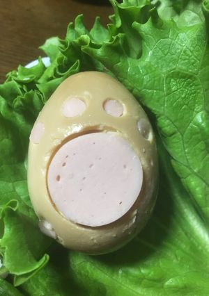 ネコの肉球ゆで卵 煮卵でも！-レシピのメイン写真