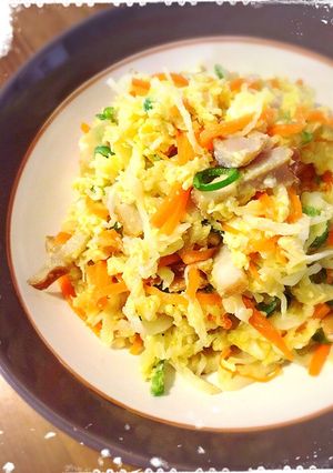 カラフル野菜のカレー風味炒め♡卵とじ-レシピのメイン写真