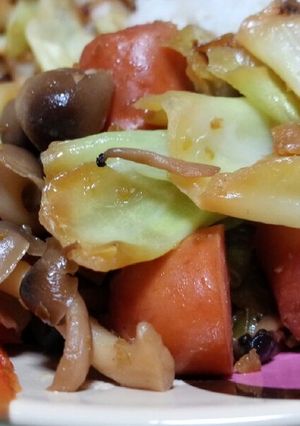 ウインナーと野菜のゆず胡椒炒め-レシピのメイン写真