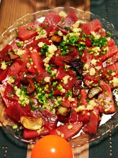 マグロの赤身でお刺身-レシピのメイン写真