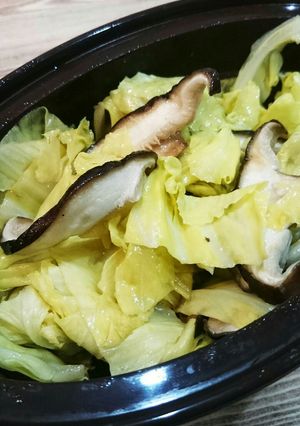 【レンジで簡単】キャベツの中華蒸し-レシピのメイン写真