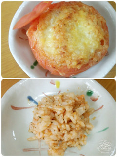 トマトリゾット風&丸ごとトマトのドリア-レシピのメイン写真