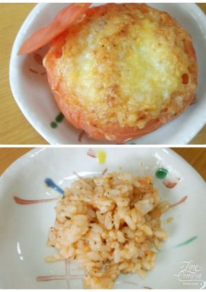 トマトリゾット風＆丸ごとトマトのドリア-レシピのメイン写真