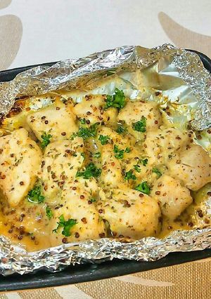 簡単♡ササミのハニーマスタード焼き♪-レシピのメイン写真