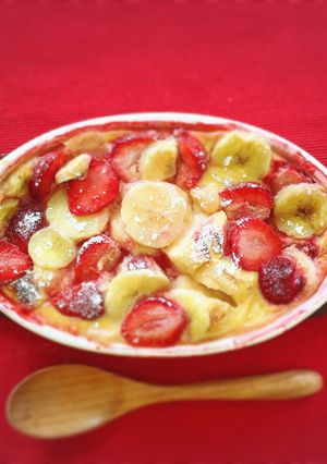 ヘルシー麩プディング-レシピのメイン写真