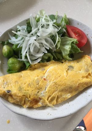 チーズ入りオムレツ-レシピのメイン写真