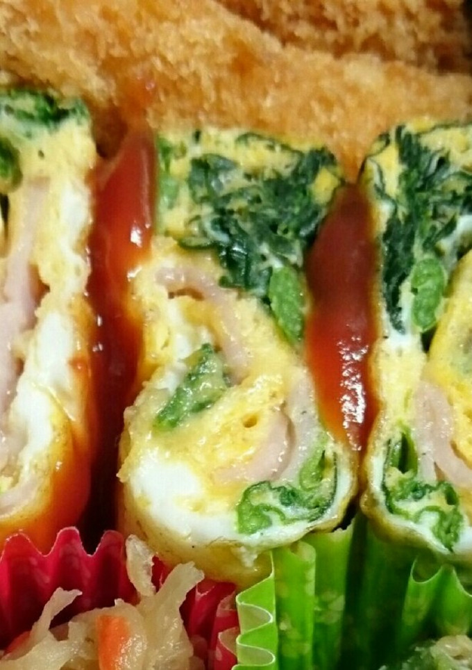 オムレツ風玉子焼き(旦那のお弁当)-レシピのメイン写真