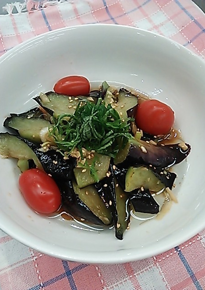 酢しょうがで大長茄子の揚げ浸し-レシピのメイン写真