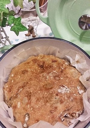 グルグル放置鍋パン♪イチジク&南瓜の種-レシピのメイン写真