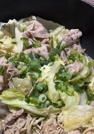 豚バラ肉とキャベツのはさみ蒸し-レシピのメイン写真