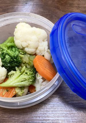 【糖尿病弁当】蒸し野菜　71kcal-レシピのメイン写真