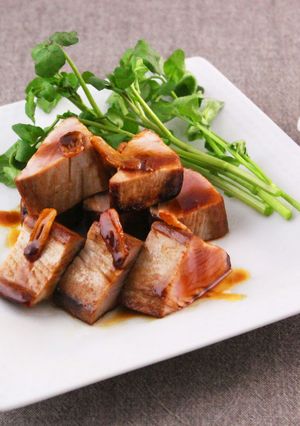 かつおの焦がしにんにくしょうゆステーキ-レシピのメイン写真
