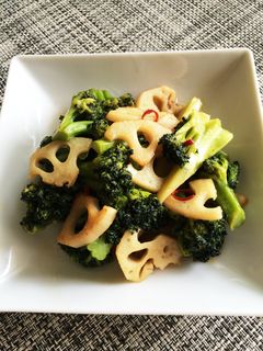 ブロッコリーとれんこん 甘酢炒め-レシピのメイン写真