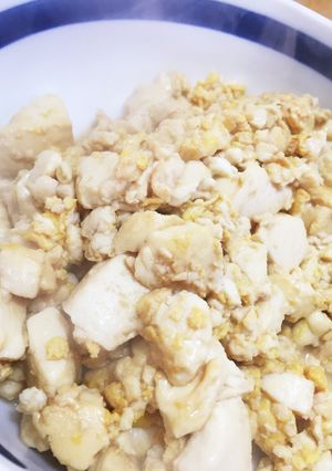 簡単！水切りいらずのいり豆腐-レシピのメイン写真