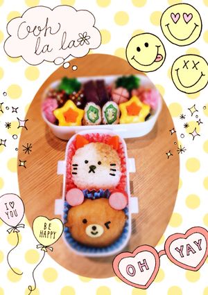 おにぎりお弁当キャラ弁簡単かわいいおかず-レシピのメイン写真