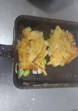 野菜の皮と枝豆の天ぷら-レシピのメイン写真
