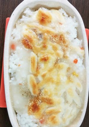 ズボラ飯、パスタソースでお手軽ドリア-レシピのメイン写真