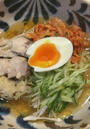 自家製スープで簡単冷麺-レシピのメイン写真