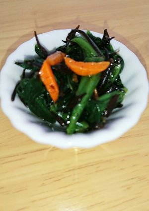 ほうれん草とひじきの中華お浸し☆-レシピのメイン写真