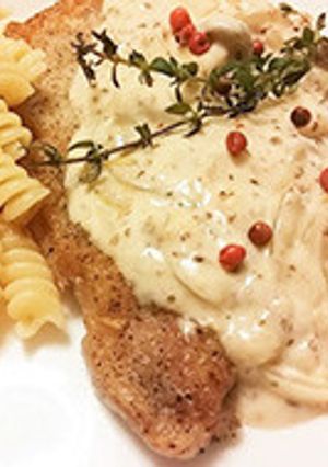 カナダポークの粒マスタードクリーム-レシピのメイン写真