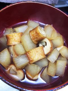 簡単♪ゴボ天と大根の煮物-レシピのメイン写真