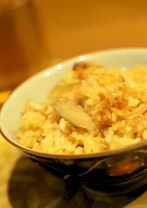 ひげ茶の香ばし炊き込みごはん-レシピのメイン写真