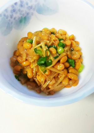 なめ茸入りのネバトロ納豆☆-レシピのメイン写真