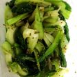 青梗菜のチアシード入りナムル風