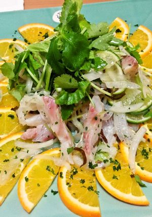 虚空の旅人より~「魚と果物の和え物」-レシピのメイン写真