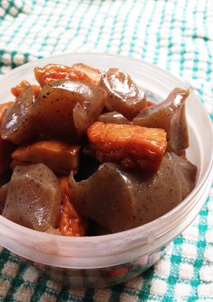 簡単☆常備菜 こんにゃくの煮物(覚書)-レシピのメイン写真