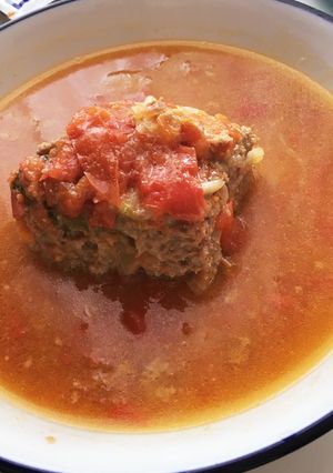 白菜バーグ トマト煮込み♡-レシピのメイン写真