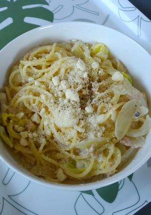 ツナ缶de豆乳クリームチーズパスタ♪-レシピのメイン写真