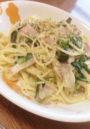 ほうれん草とベーコンのクリームパスタ-レシピのメイン写真