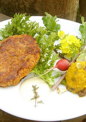 ビーガン＊ジャックの豆ミートでハンバーグ-レシピのメイン写真