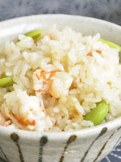 ♡春が来る！そら豆とえびの炊込みごはん♪-レシピのメイン写真
