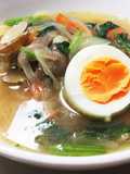 あさりと野菜煮込中華そば風★スープパスタ
