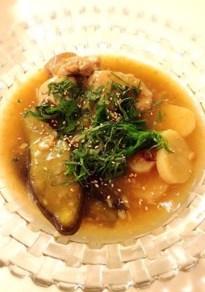 鶏肉と山芋と茄子の和風とろみソース煮★-レシピのメイン写真