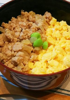 こども喜ぶ♪鶏そぼろ丼-レシピのメイン写真