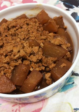 節約！簡単！凍り豆腐と大根の味噌煮-レシピのメイン写真